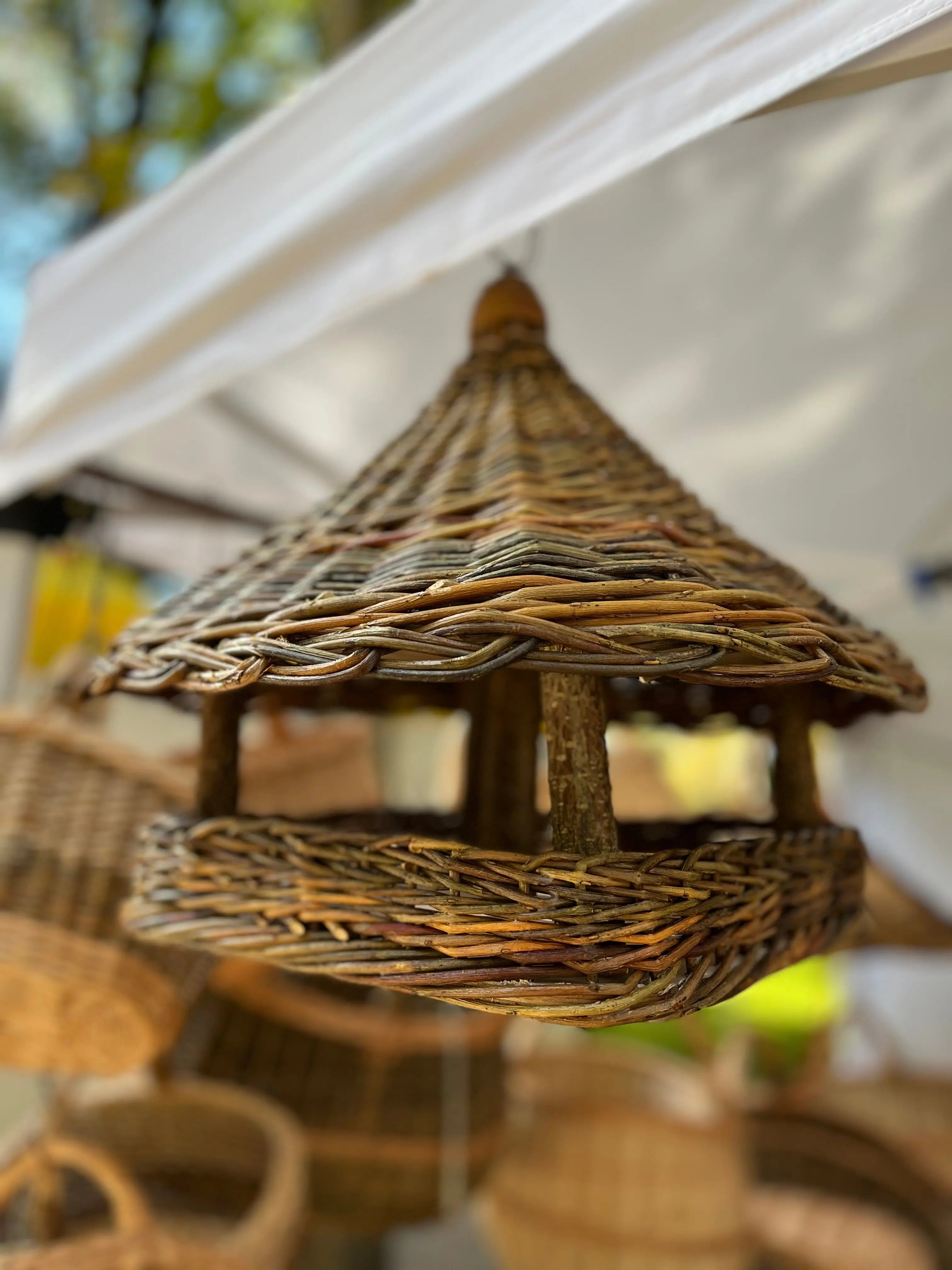 Bird Feeders - NaturelyWoven wicker - handmade