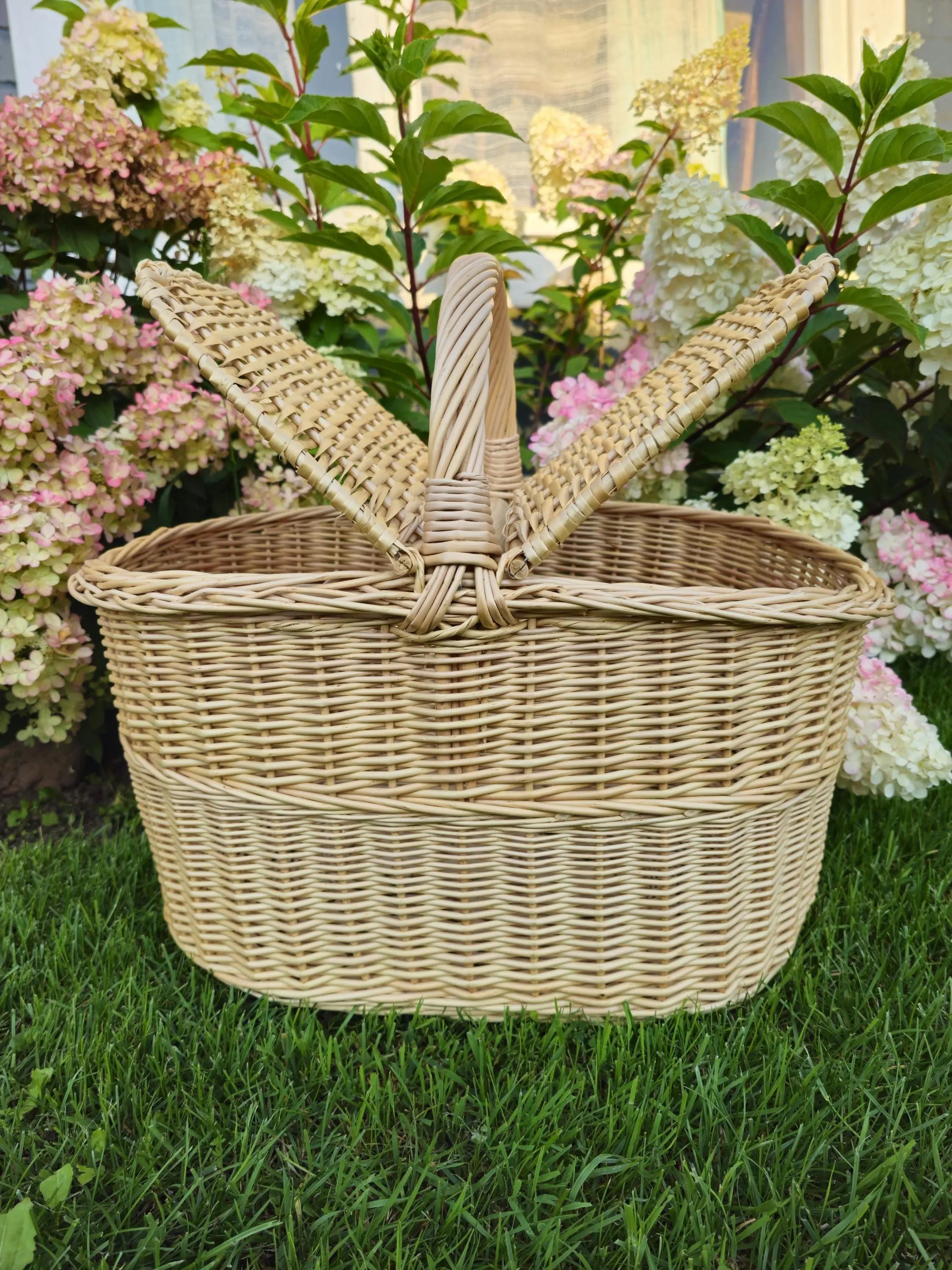 Picnic Baskets - NaturelyWoven wicker - handmade