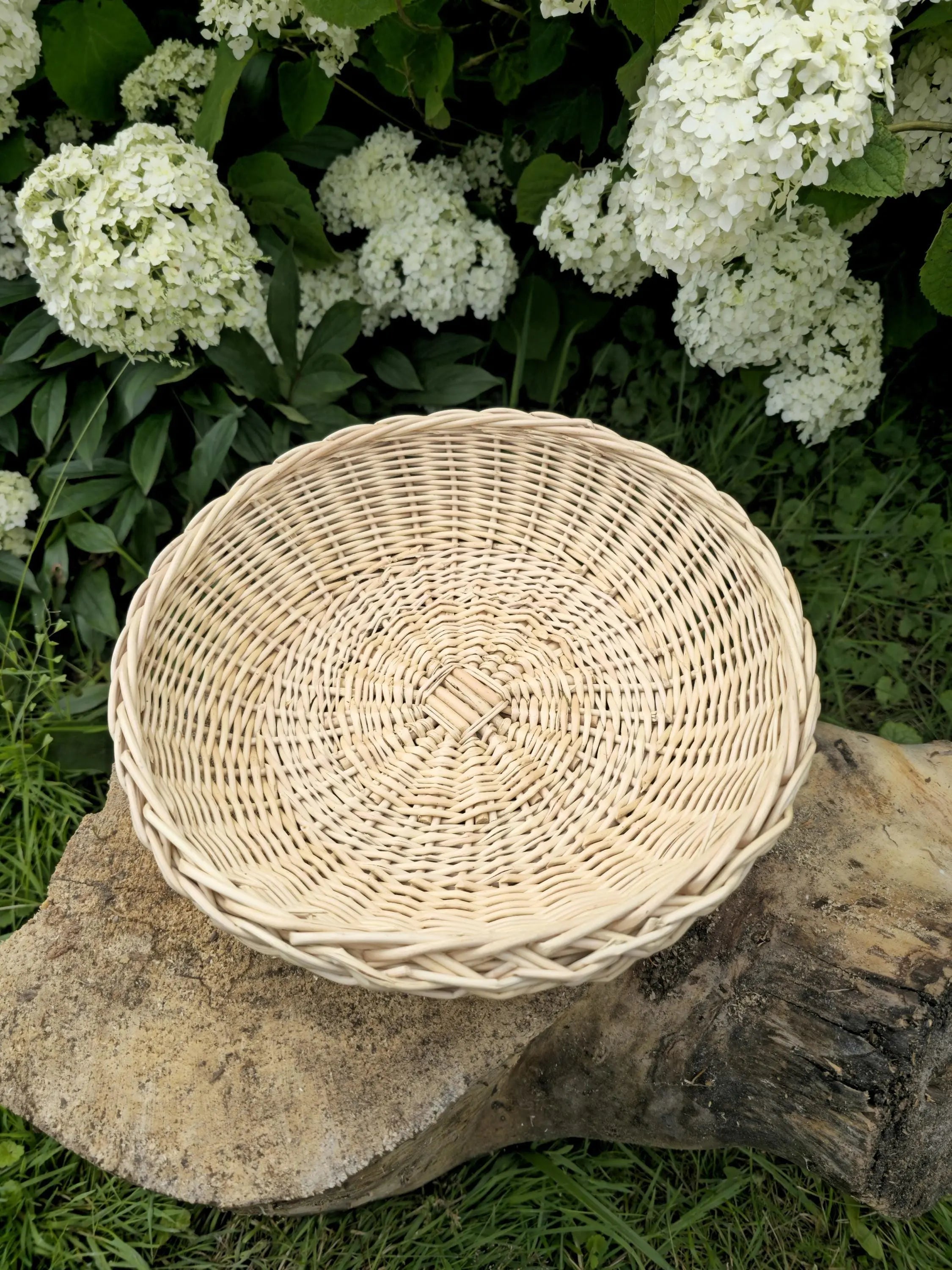 Trays/Bowls - NaturelyWoven wicker - handmade