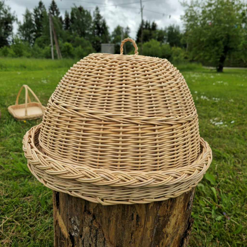 Maisto gaubtas su padėklu