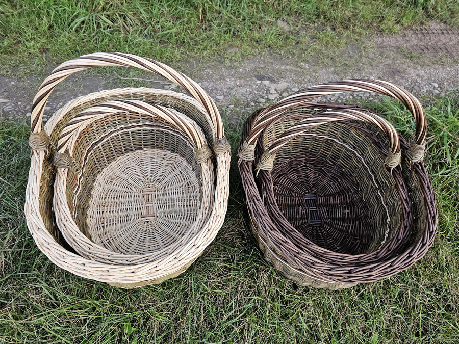 Dviejų vytelių pintinių komplektas