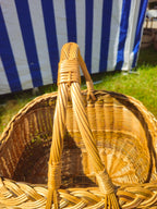 Rankų darbo pinti pikniko krepšeliai