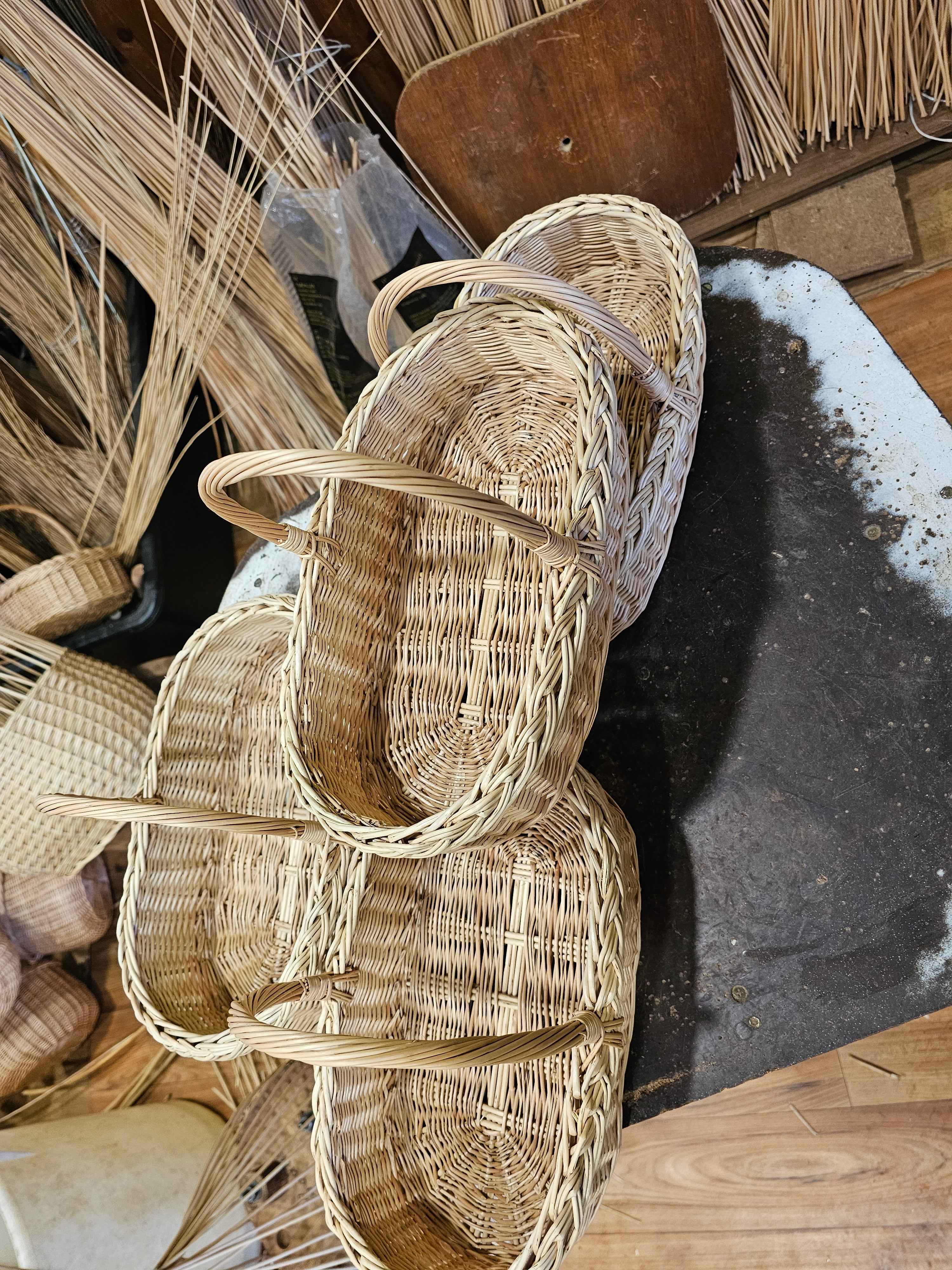 Wicker basket 002r