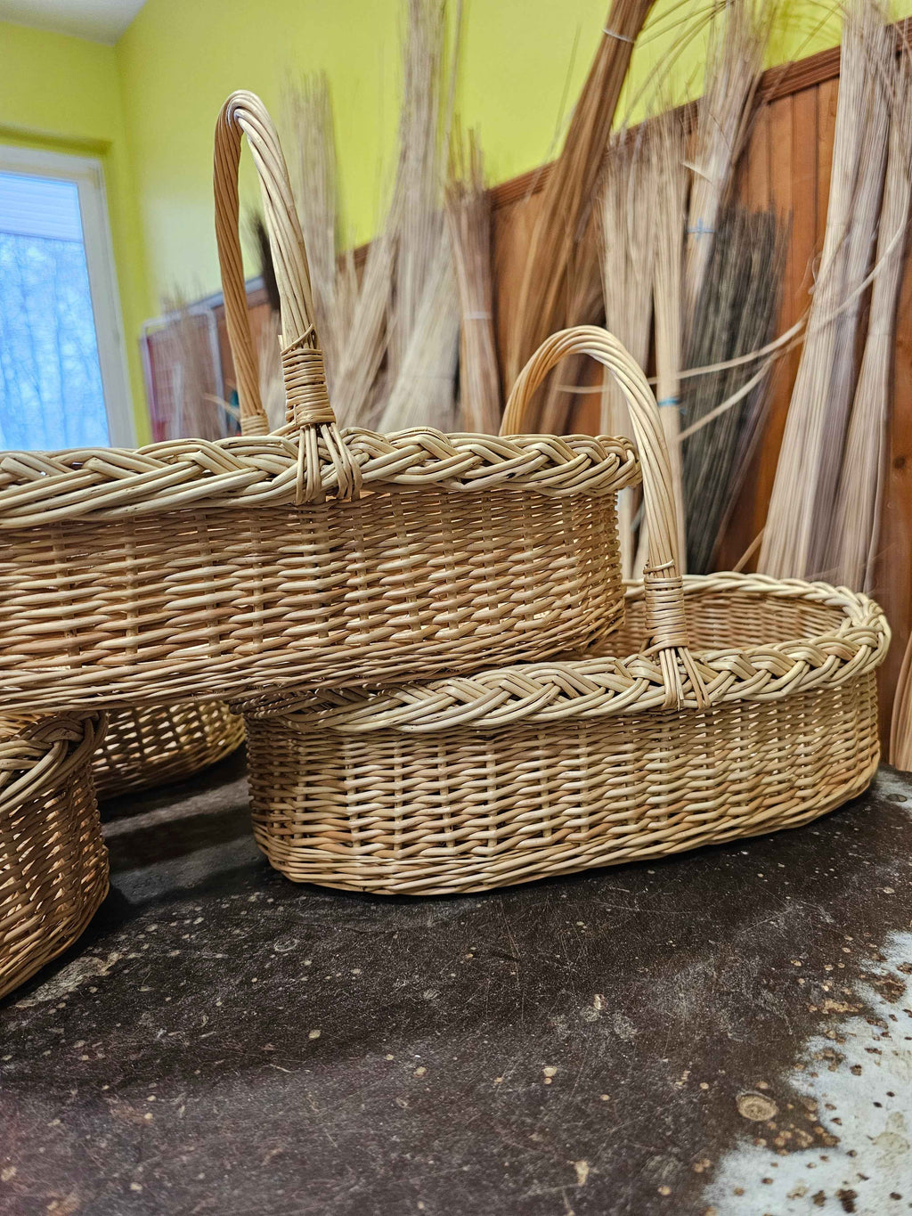 Wicker basket 002r