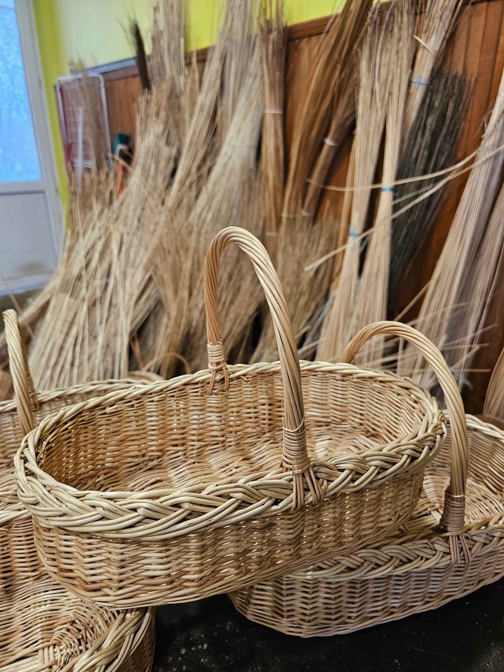 Wicker basket 002r