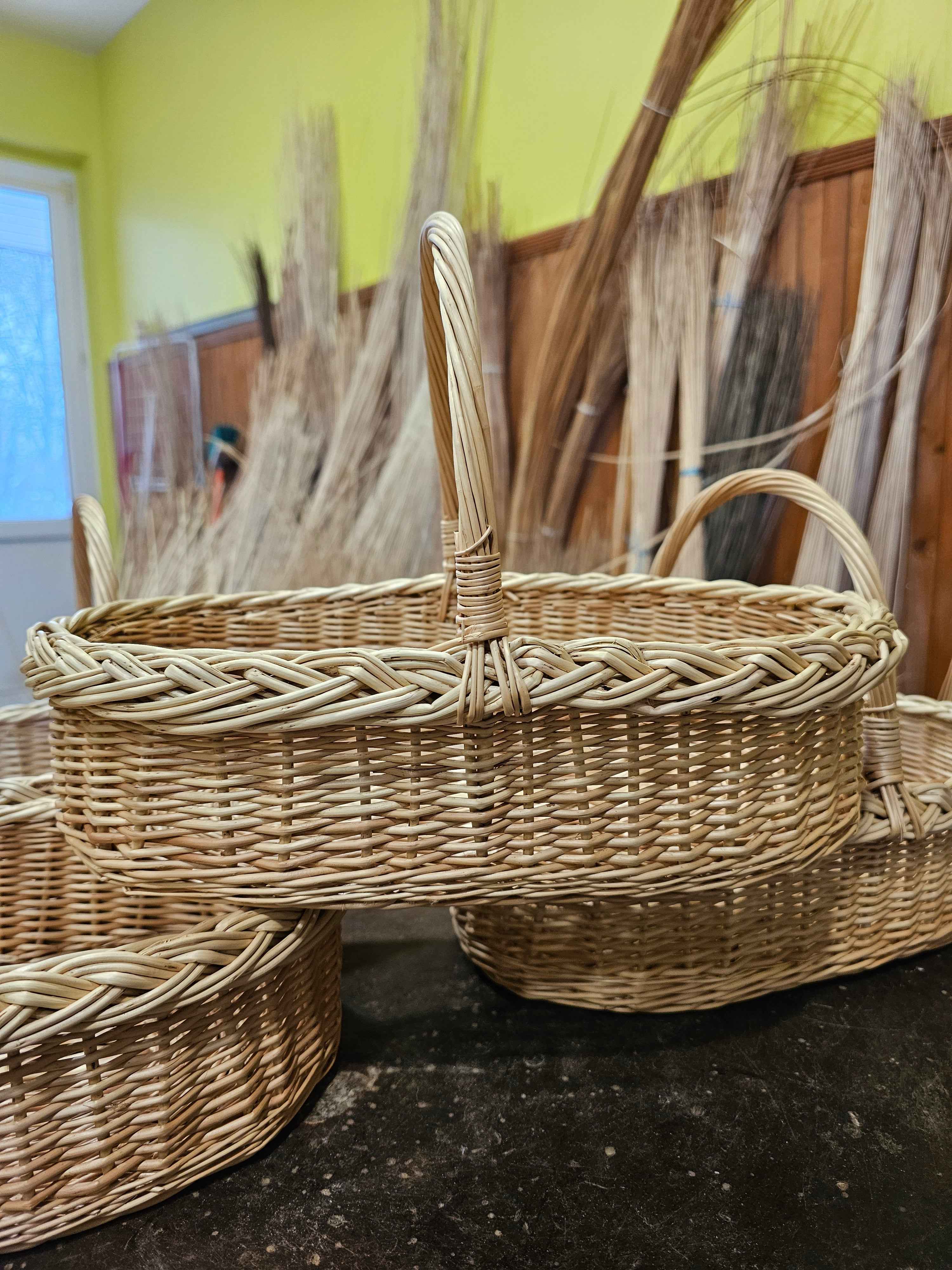 Wicker basket 002r
