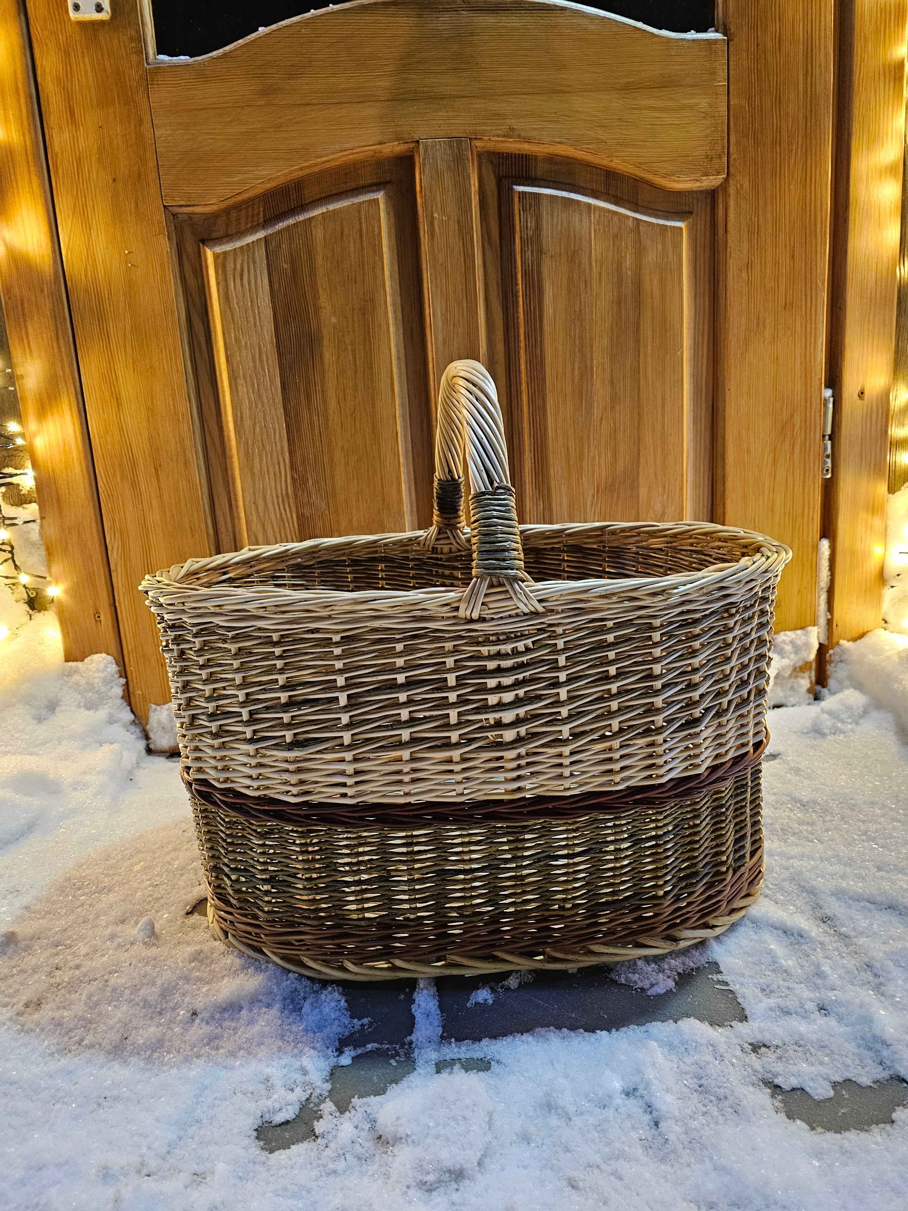 Wicker basket 001c