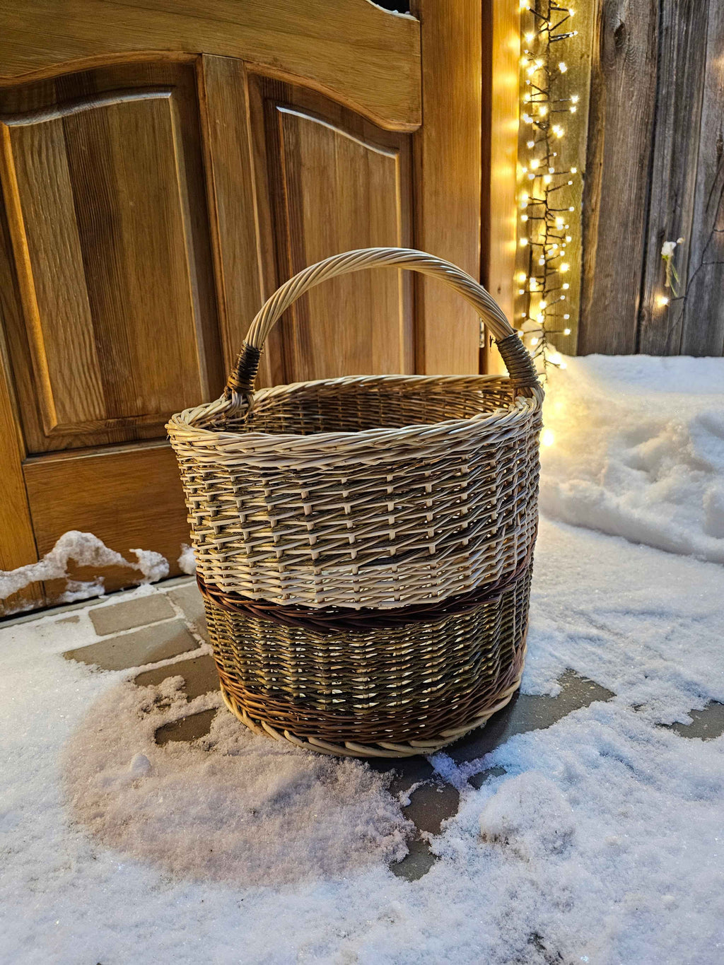 Wicker basket 001c