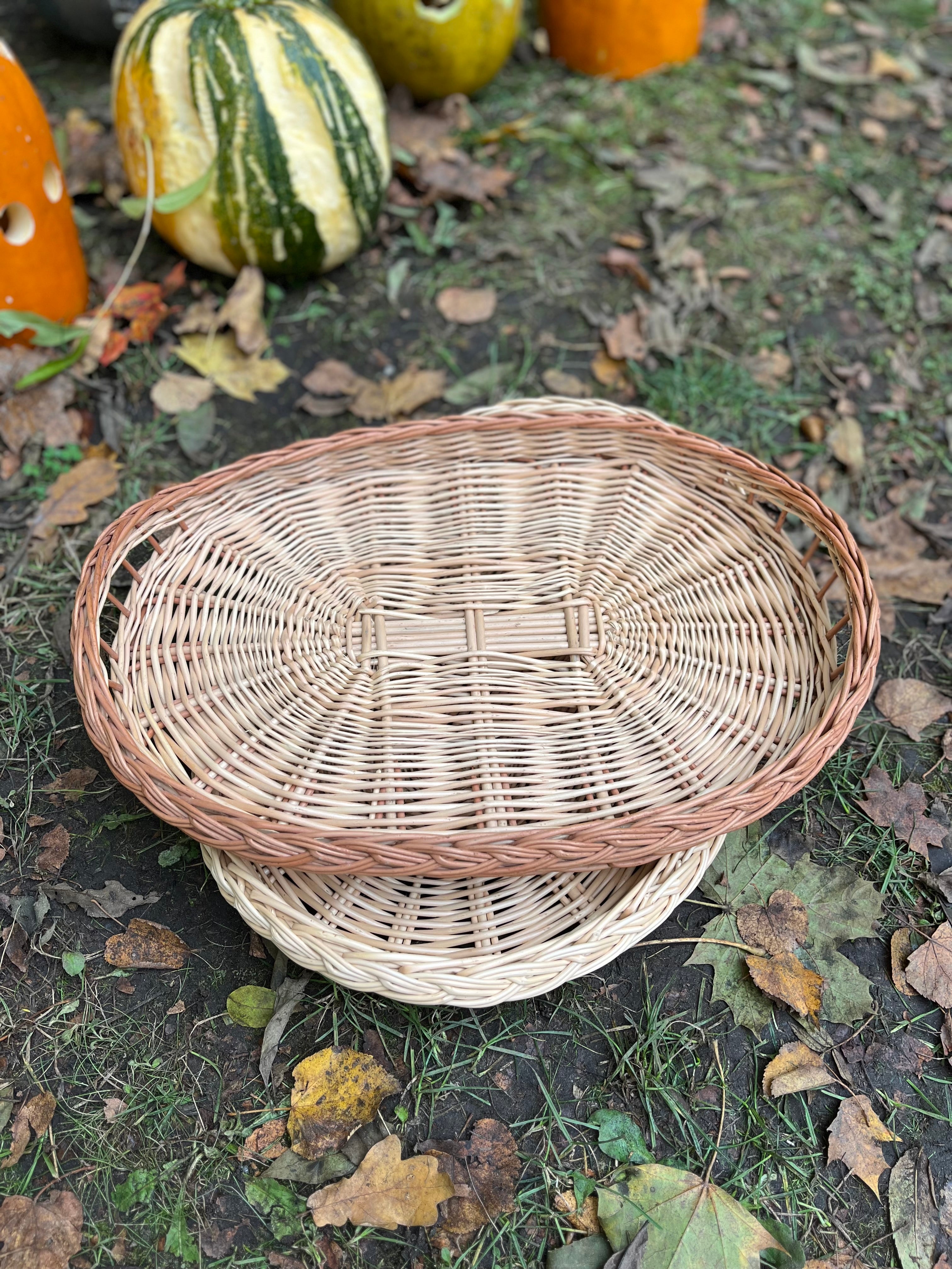 Kaimiškas duonos ir vaisių padėklas
