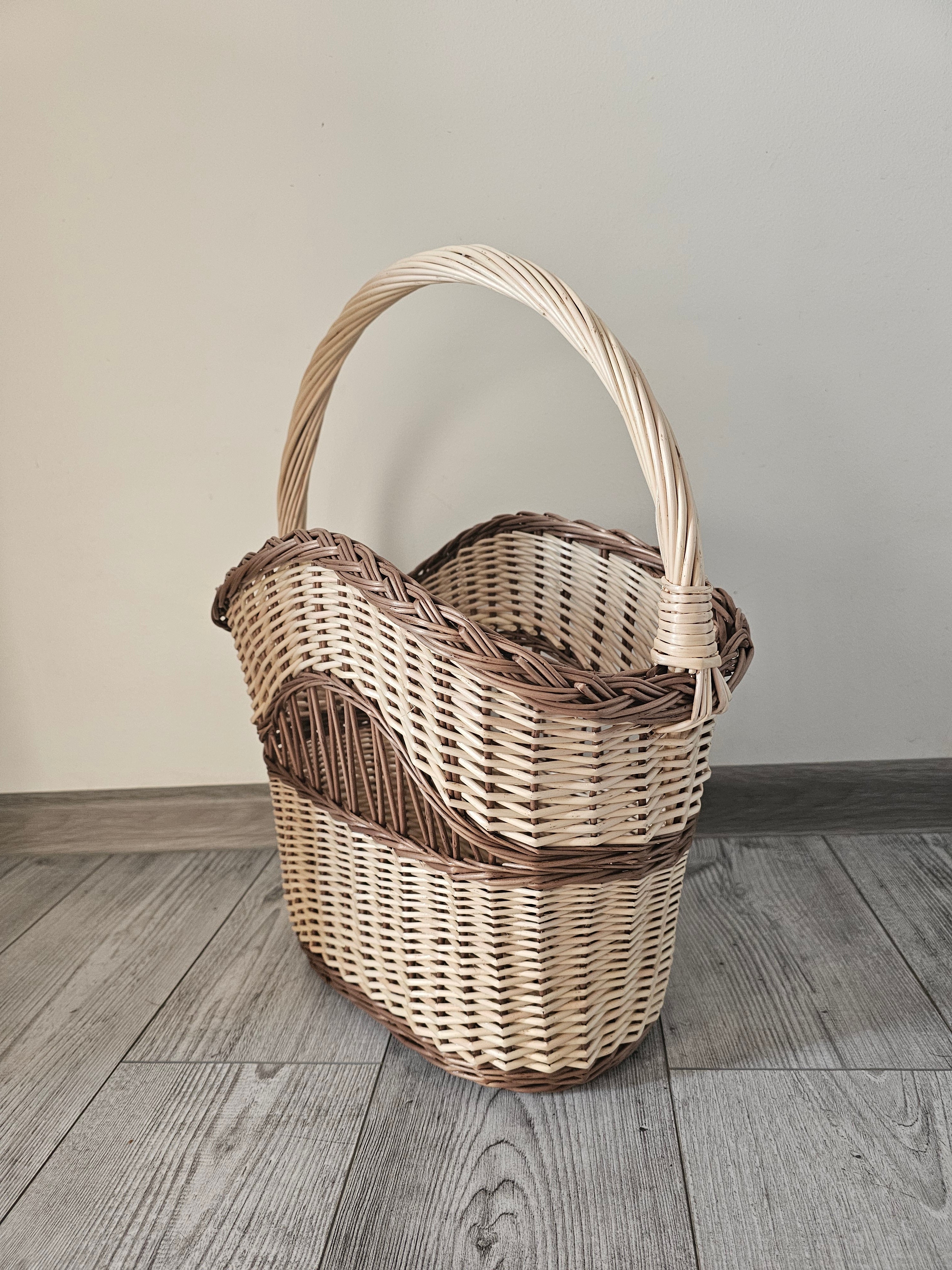 Dekoratyvinė pintinė — vytelių pintinė, 10 nuotrauka
