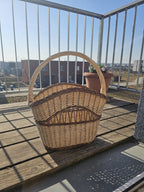 Dekoratyvinė pintinė — vytelių pintinė, 20 nuotrauka