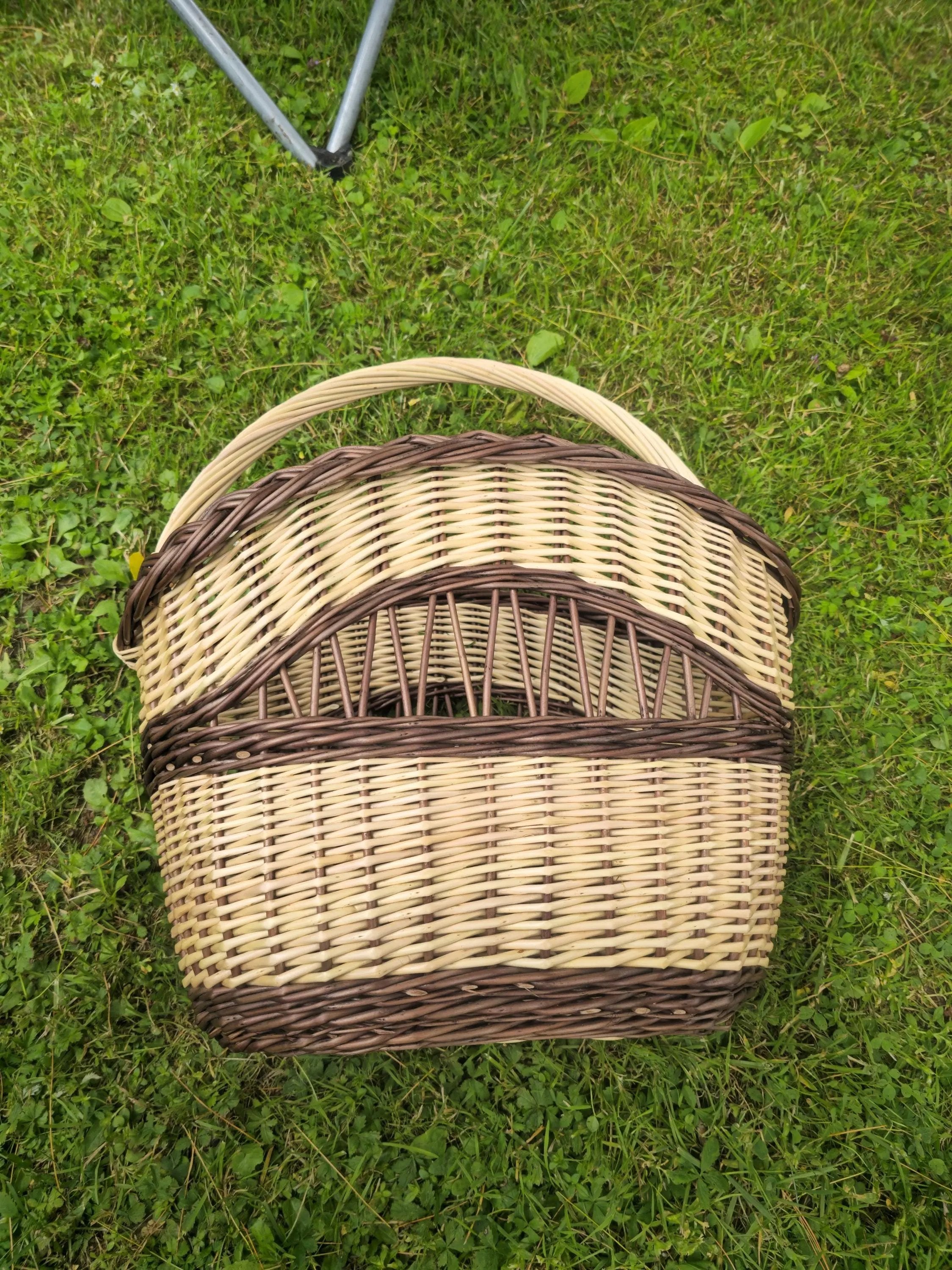 Handmade Wicker Storage Basket for Rustic Decor - NaturelyWoven