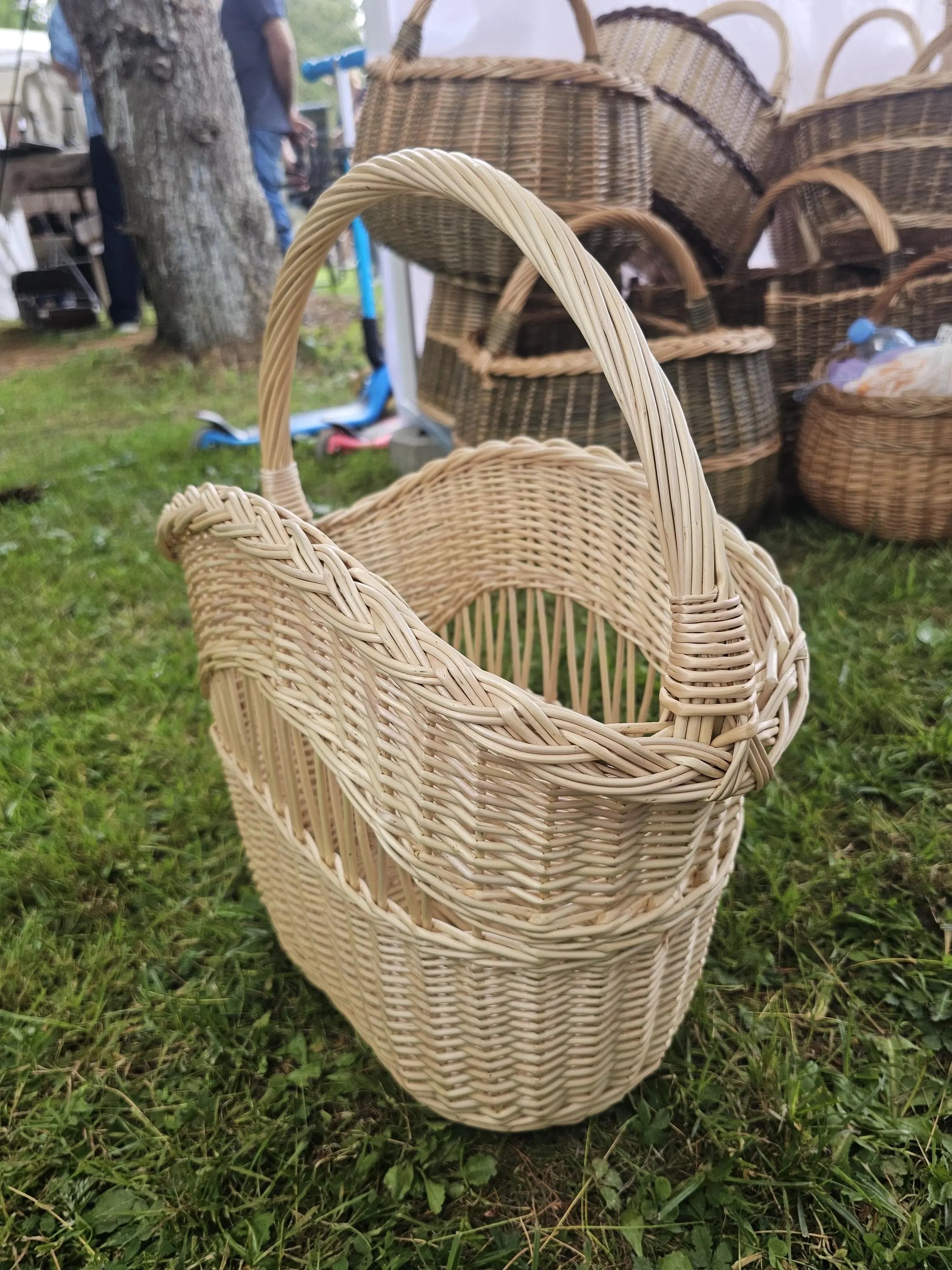 Handmade Wicker Storage Basket for Rustic Decor - NaturelyWoven