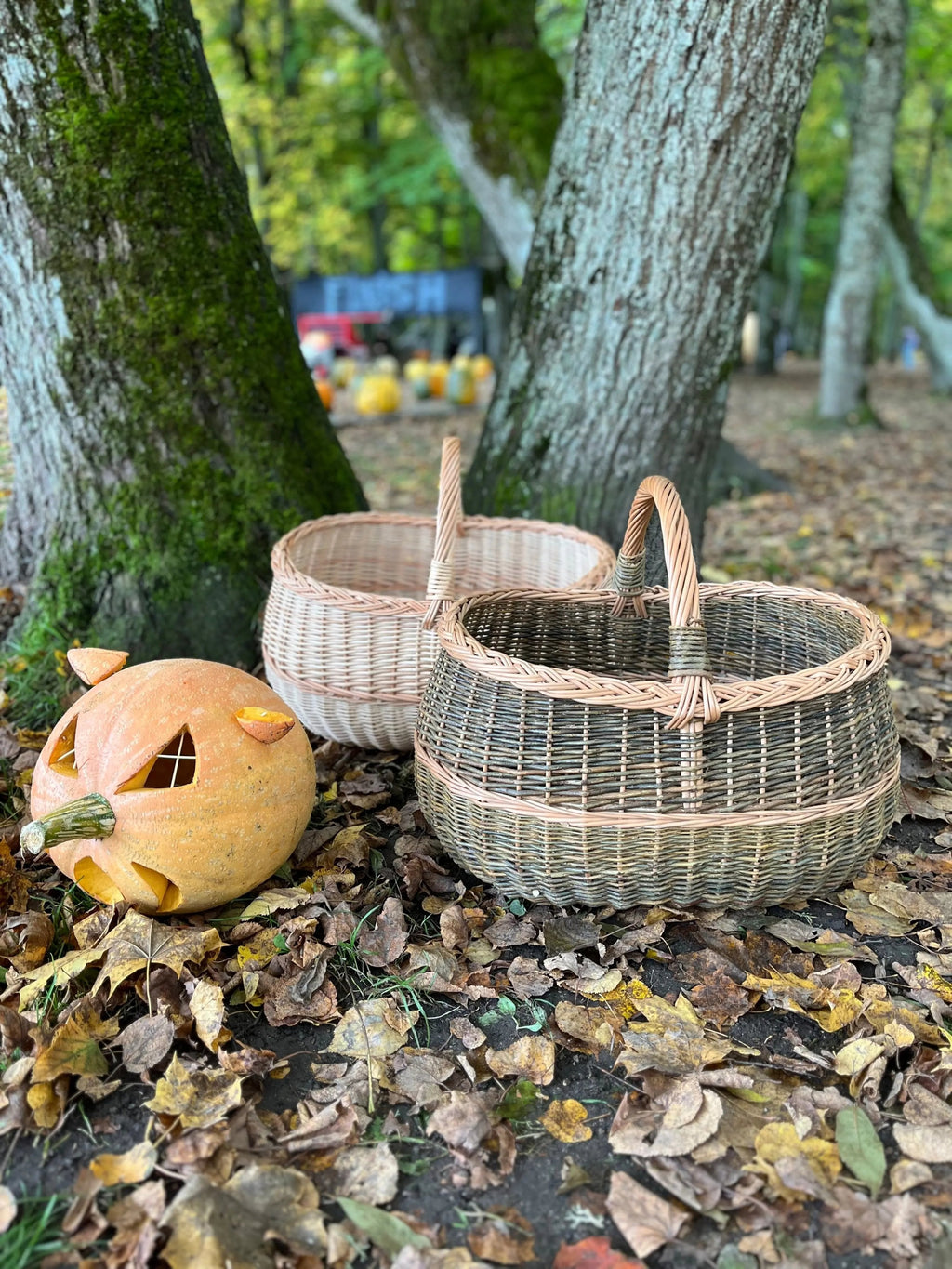 Extra Large Wicker Basket – Handwoven Oval Willow Storage Container - NaturelyWoven