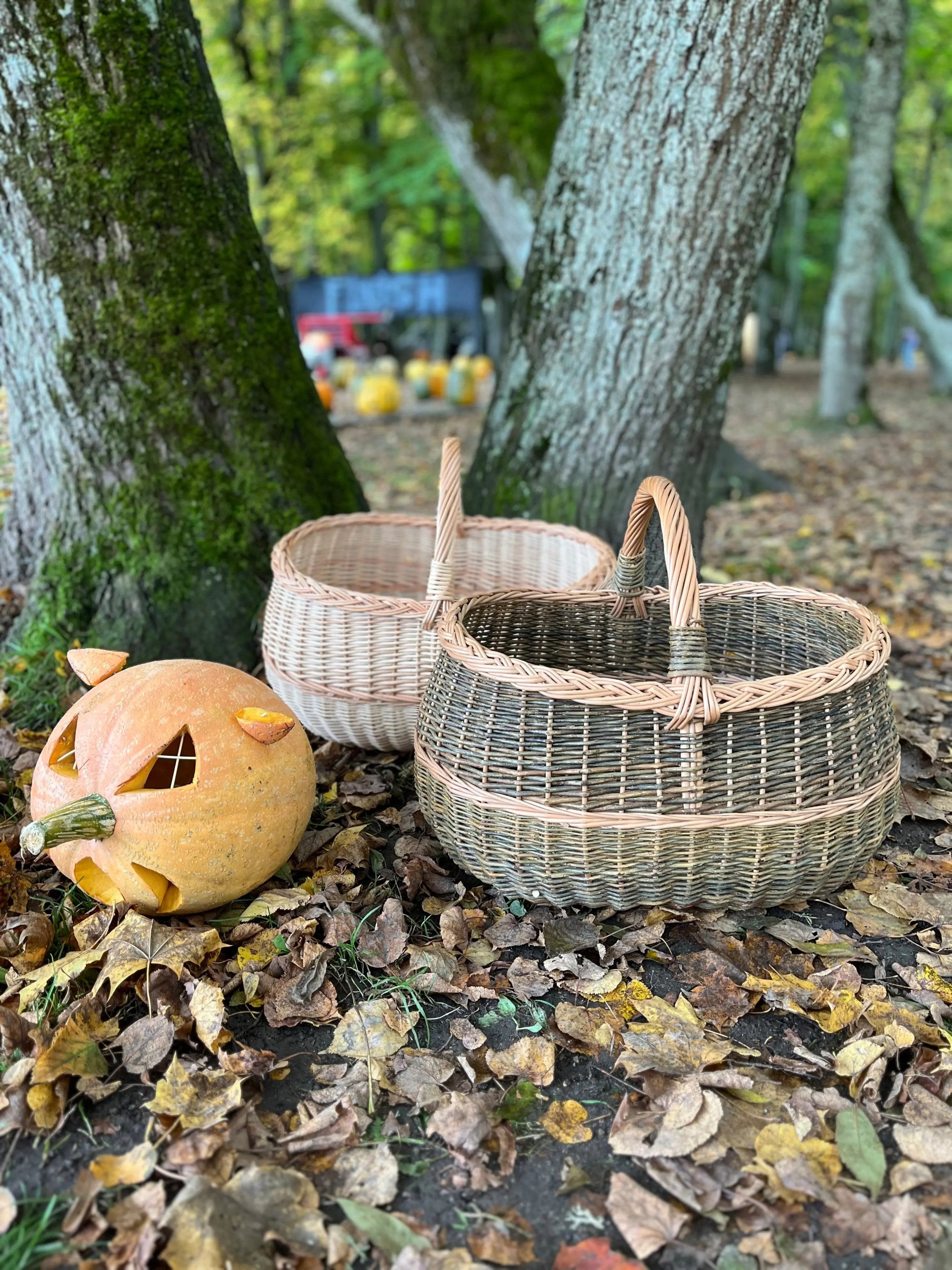 Extra Large Wicker Basket – Handwoven Oval Willow Storage Container - NaturelyWoven