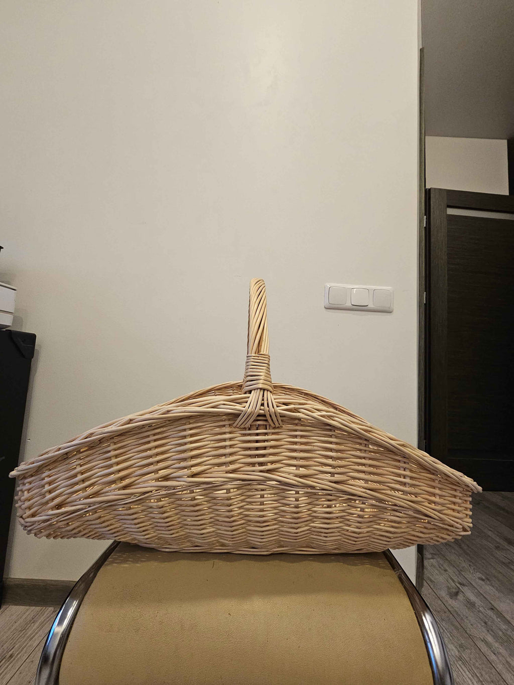 Extra large wicker trug 027b - NaturelyWoven wicker - handmade