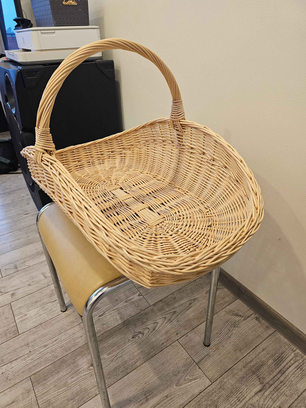 Extra large wicker trug 027b - NaturelyWoven wicker - handmade
