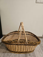 Wicker basket 031r - NaturelyWoven wicker - handmade