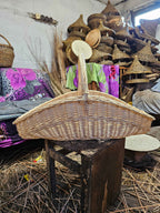 Extra large wicker trug 027b - NaturelyWoven wicker - handmade