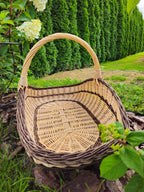 Extra large wicker trug 027b - NaturelyWoven wicker - handmade