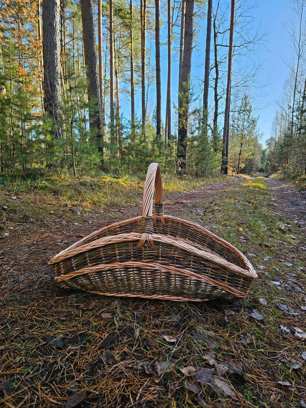Extra large wicker trug 027b - NaturelyWoven wicker - handmade