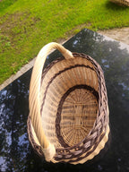 Wicker basket 018b - NaturelyWoven wicker - handmade