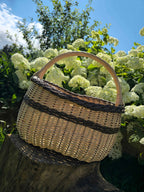 Wicker basket 018b - NaturelyWoven wicker - handmade