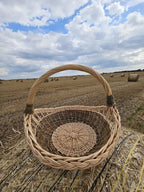 Wicker tray 024b - NaturelyWoven wicker - handmade