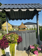 Handmade Wicker Bird Feeder – Rustic Willow Garden Feeder with Roof - NaturelyWoven