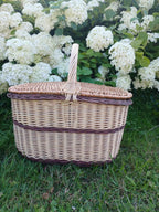 Picnic basket 011b - NaturelyWoven wicker - handmade