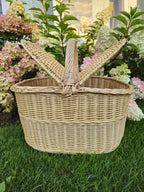Picnic basket 011b - NaturelyWoven wicker - handmade