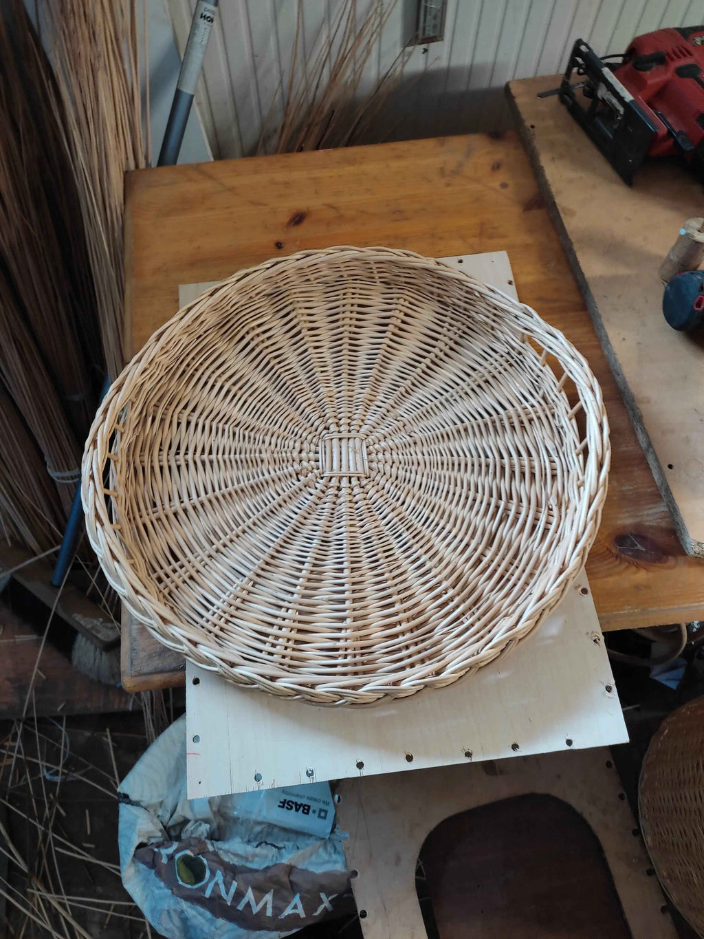 Wicker tray 025b - NaturelyWoven wicker - handmade