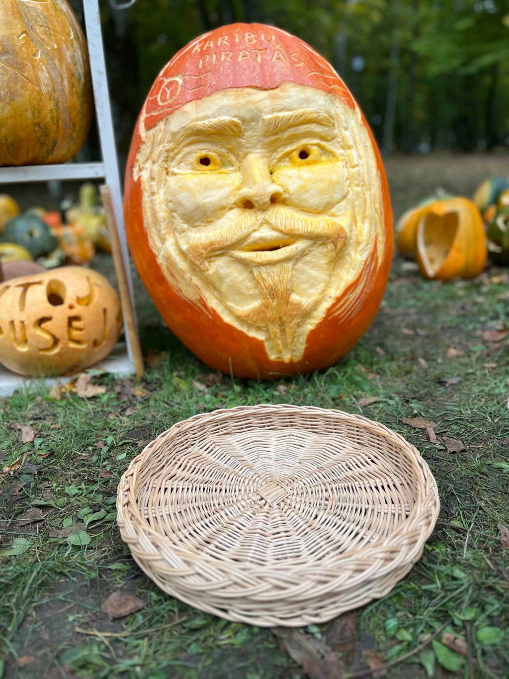 Wicker tray 025b - NaturelyWoven wicker - handmade