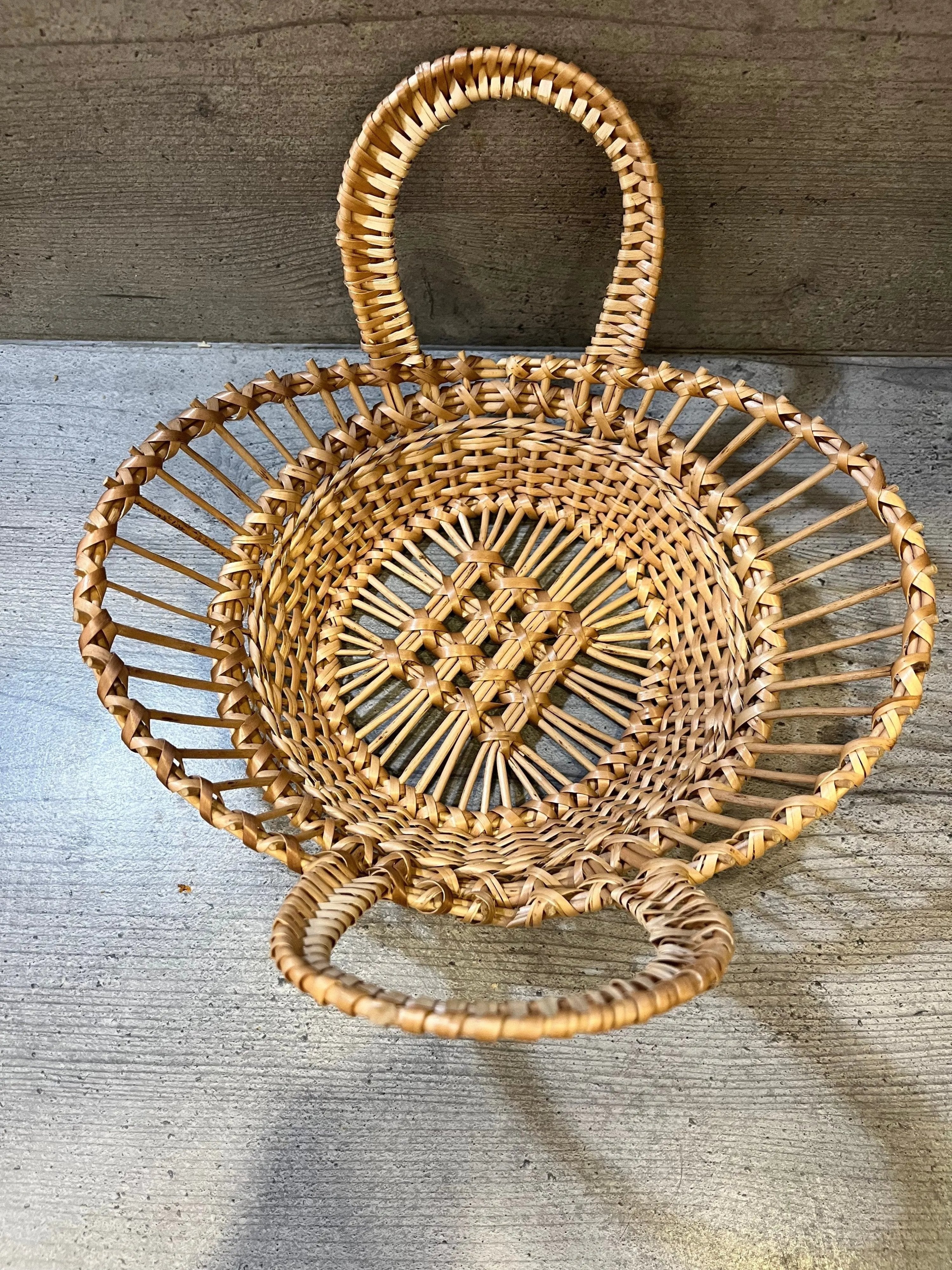 Handwoven Decorative Bowl - Oval Woven Basket for Fruit Display & Rustic Kitchen Decor - NaturelyWoven