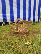 Wicker tray 004r - NaturelyWoven wicker - handmade