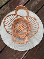 Wicker tray 004r - NaturelyWoven wicker - handmade