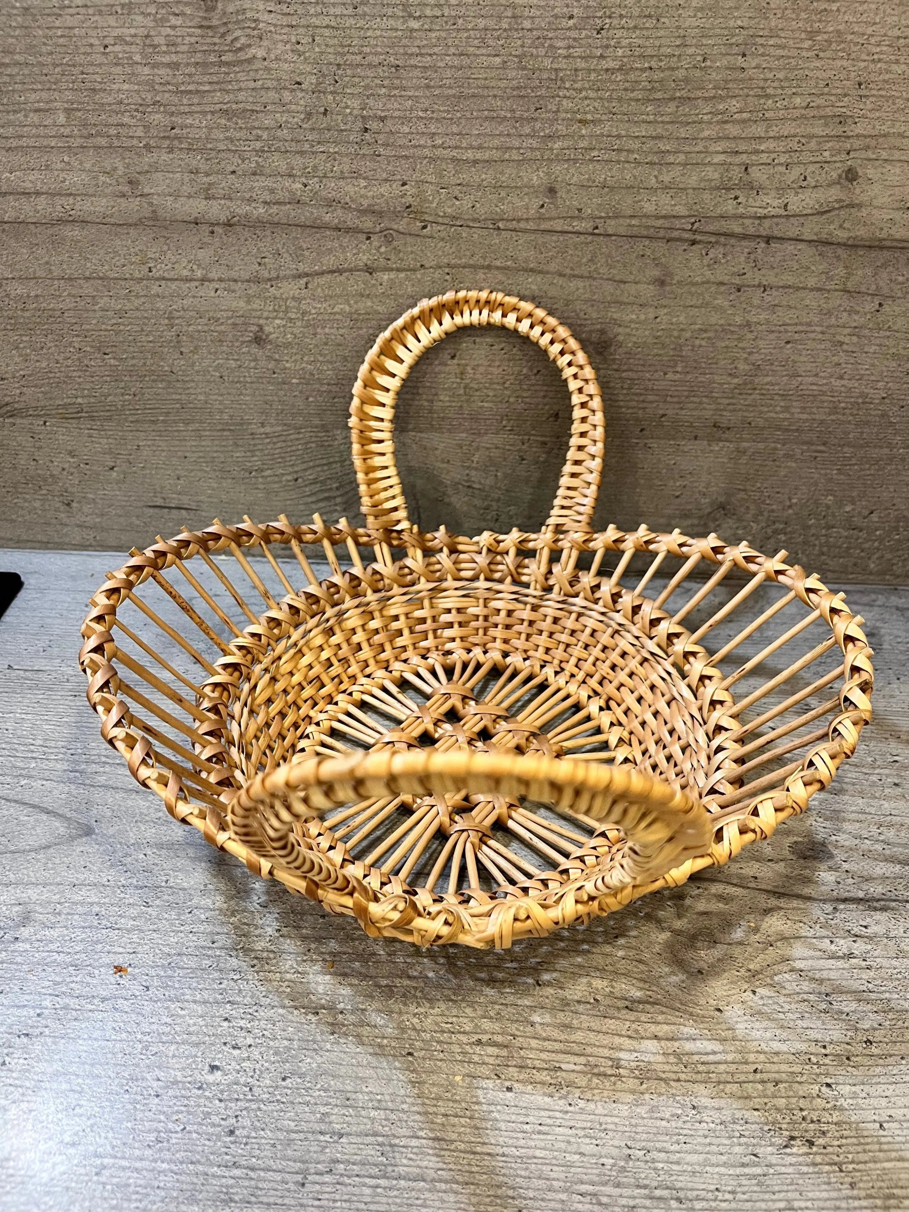 Handwoven Decorative Bowl - Oval Woven Basket for Fruit Display & Rustic Kitchen Decor - NaturelyWoven