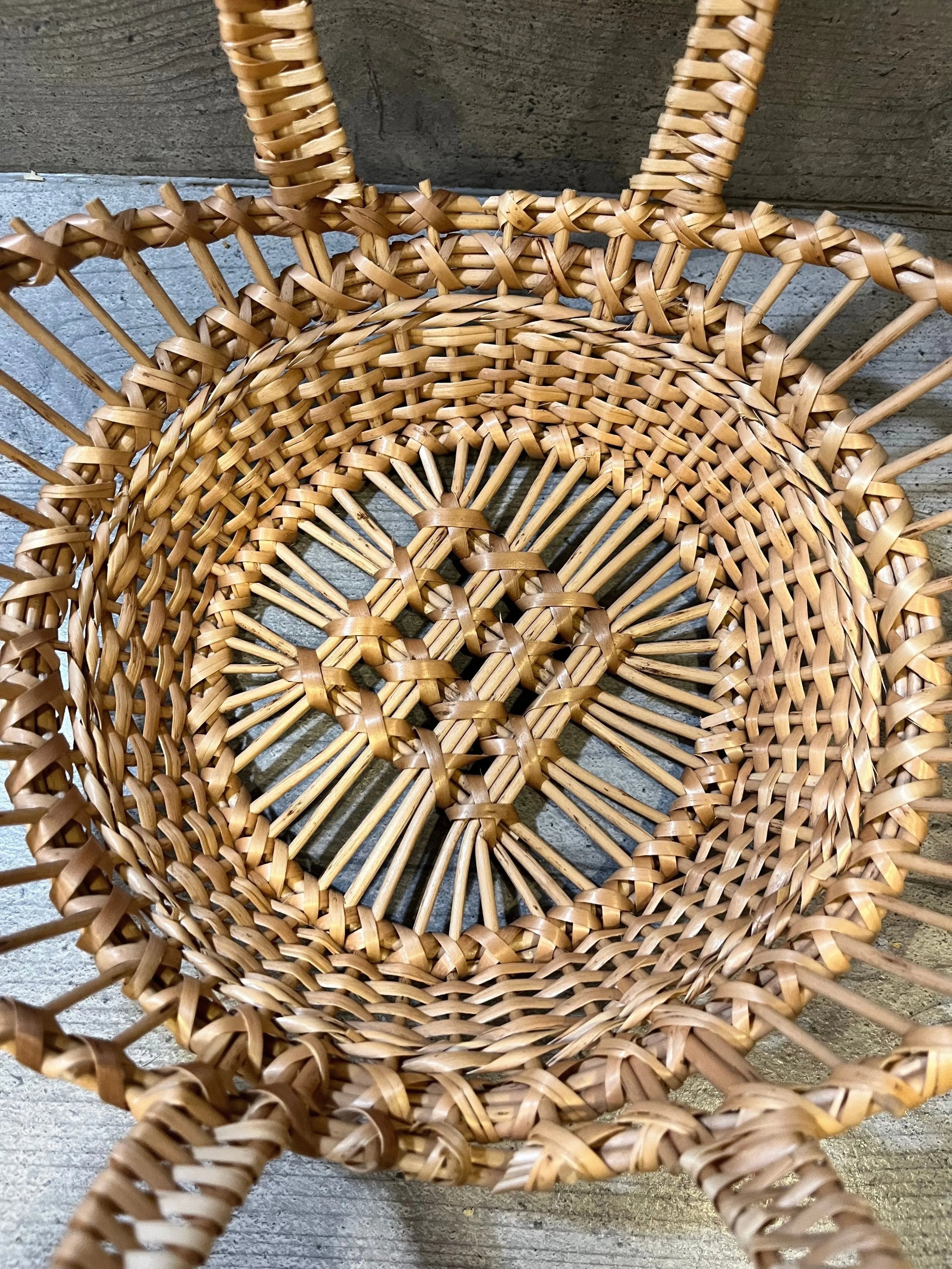 Handwoven Decorative Bowl - Oval Woven Basket for Fruit Display & Rustic Kitchen Decor - NaturelyWoven