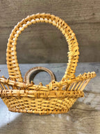 Wicker tray 004r - NaturelyWoven wicker - handmade