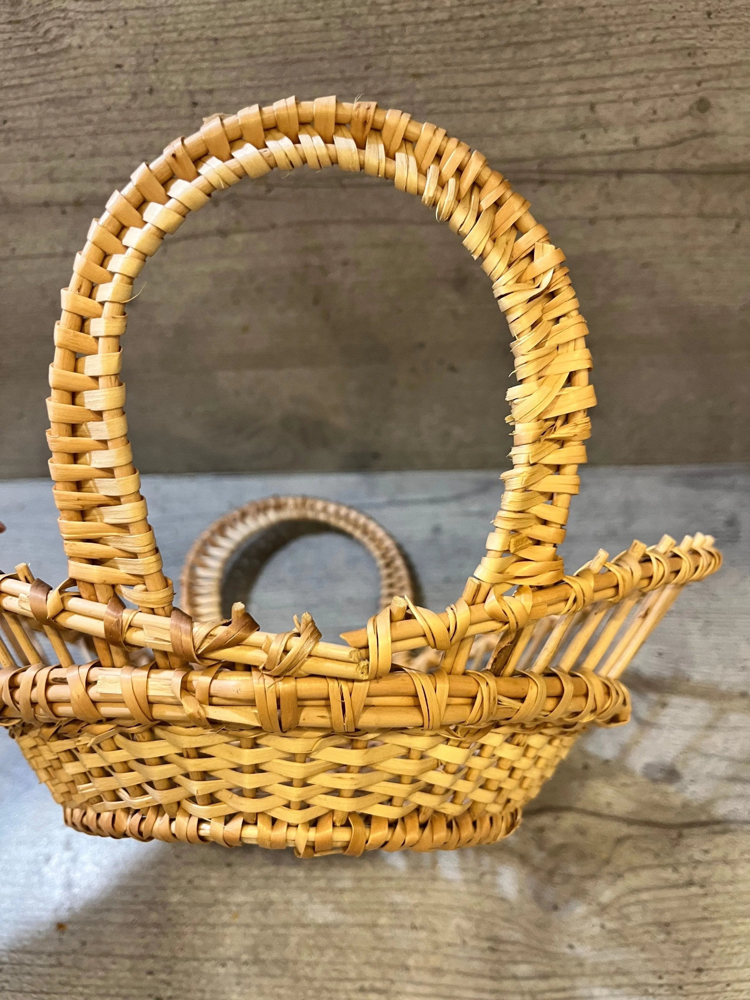 Handwoven Decorative Bowl - Oval Woven Basket for Fruit Display & Rustic Kitchen Decor - NaturelyWoven