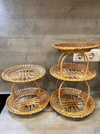 Wicker tray 003r - NaturelyWoven wicker - handmade