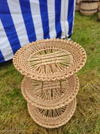 Wicker tray 003r - NaturelyWoven wicker - handmade