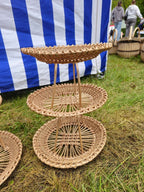 Wicker tray 003r - NaturelyWoven wicker - handmade