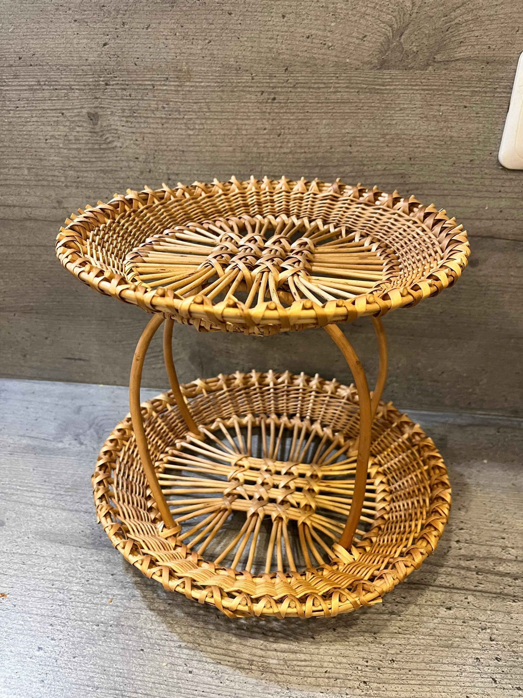 Wicker tray 003r - NaturelyWoven wicker - handmade