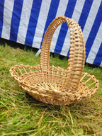 Wicker tray 005r - NaturelyWoven wicker - handmade