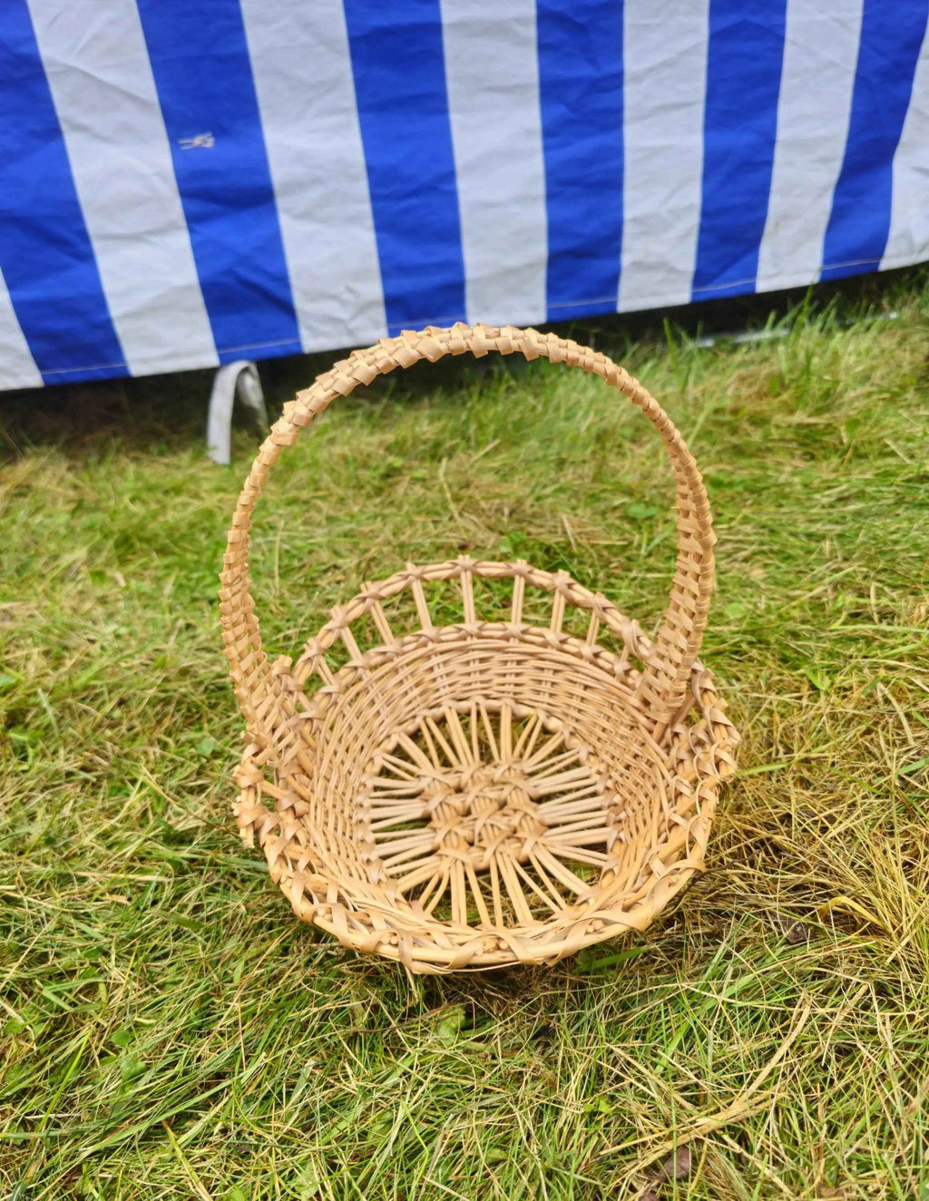 Wicker tray 005r - NaturelyWoven wicker - handmade