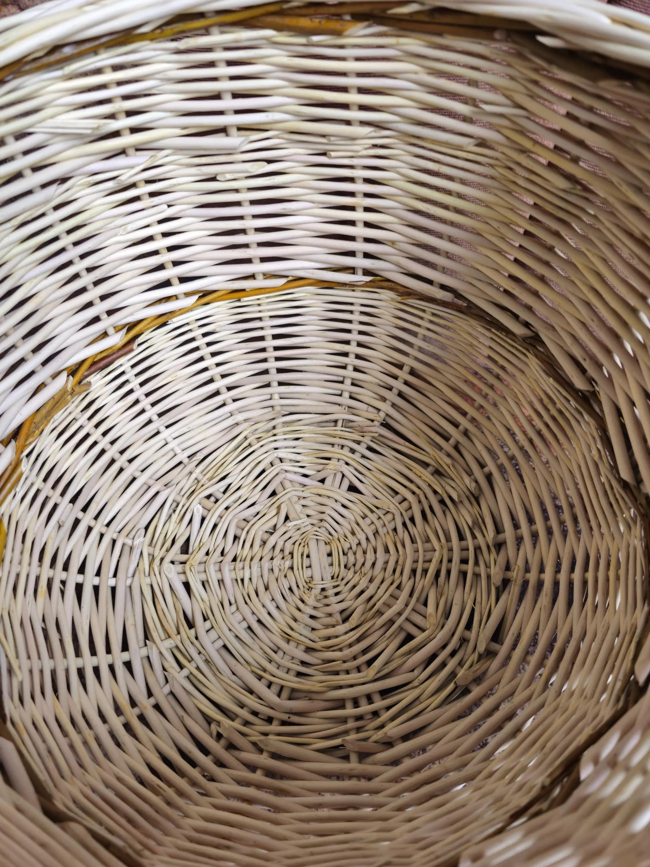 Handwoven Wicker Basket – Artisan Crafted Rustic Storage With Handle - NaturelyWoven