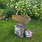 Wicker basket 032b - NaturelyWoven wicker - handmade