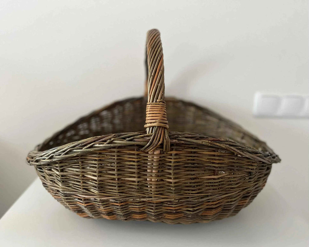 Wicker basket 032b - NaturelyWoven wicker - handmade