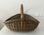 Wicker basket 032b - NaturelyWoven wicker - handmade
